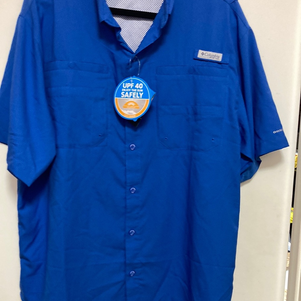 Columbia PFG Performance Fishing Gear Nee with tags